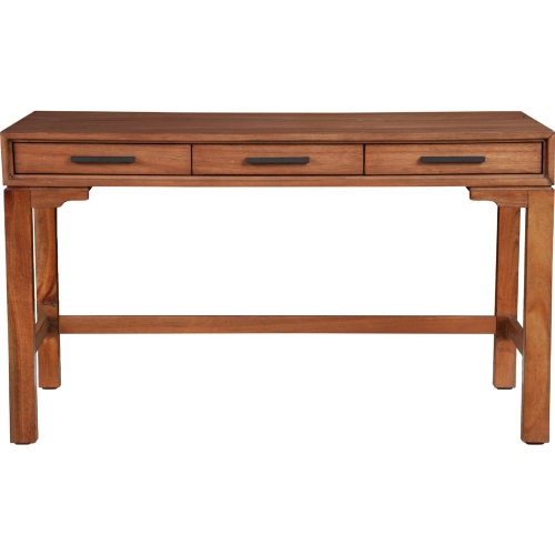 Nova 52" Desk in Honey Maple Finish Wood