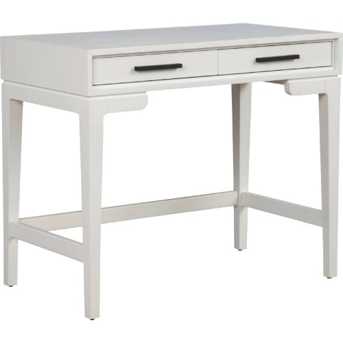 Nova 36" Mini Desk in Chalk White Finish Wood