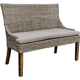 Alfresco Dining Settee in Seminyak Sand Fabric