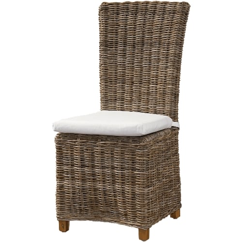 Kubu Nico Chair w/ White Cushion