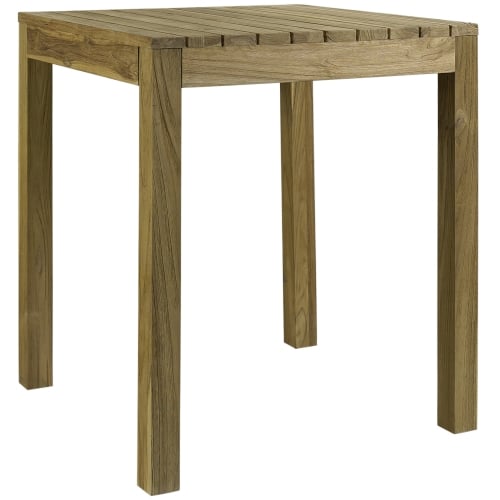 Rustic Teak 31" Outdoor Counter Height Dining Table