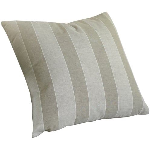 Outdoor Santa Monica Throw Pillow in Range Dune Fabric