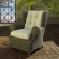 Kubu Outdoor Wing Chair with White Cushion