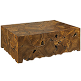 Teak Root Rectangle Coffee Table