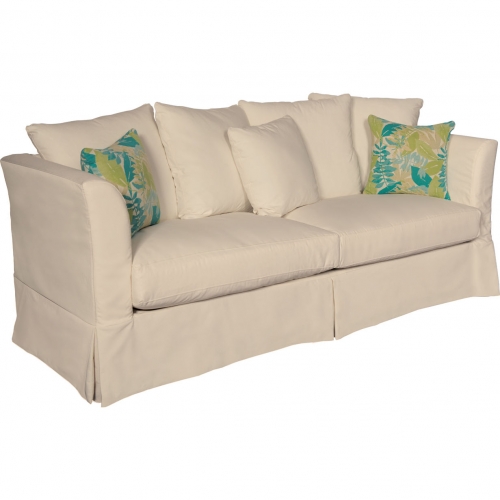 Sunset Beach Sofa in Canvas Flax Slipcover