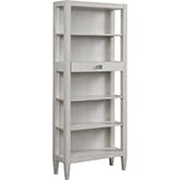 Addison Bookcase in Chiffon White Wood