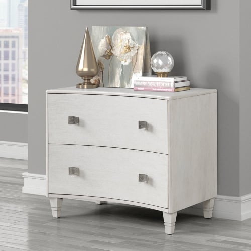 Addison Lateral File Cabinet in Chiffon White Wood