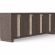Ascent 90" TV Stand Console in Dark Chocolate Brown Wood