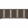 Ascent 90" TV Stand Console in Dark Chocolate Brown Wood