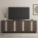 Ascent 90" TV Stand Console in Dark Chocolate Brown Wood