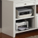 Boca 47" Credenza in Cottage White Wood