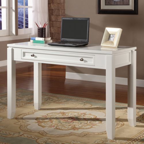 Boca 47" Writing Desk in Cottage White Wood