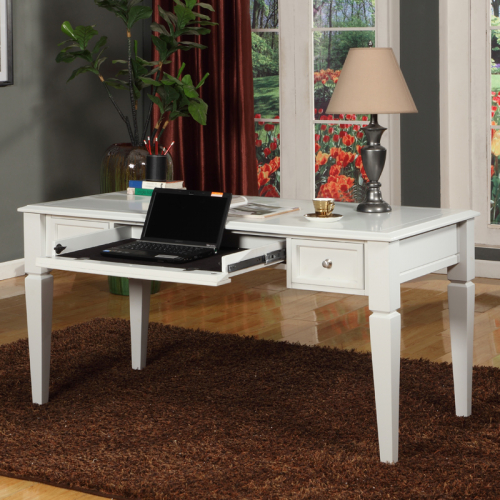 Boca 60" Writing Desk in Cottage White