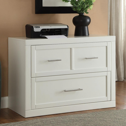 Catalina 40" Lateral File Cabinet in Cottage White Wood