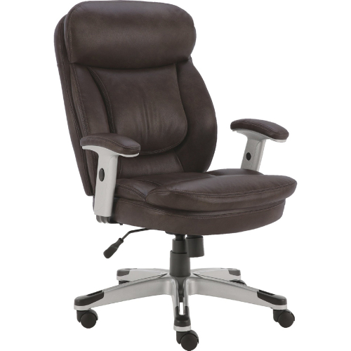 DC312 Office Chair in Cafe Brown Leatherette