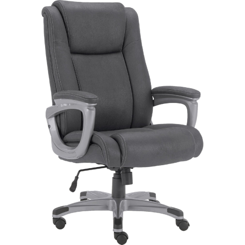 DC314HD Heavy Duty Office Chair in Charcoal Grey Leatherette