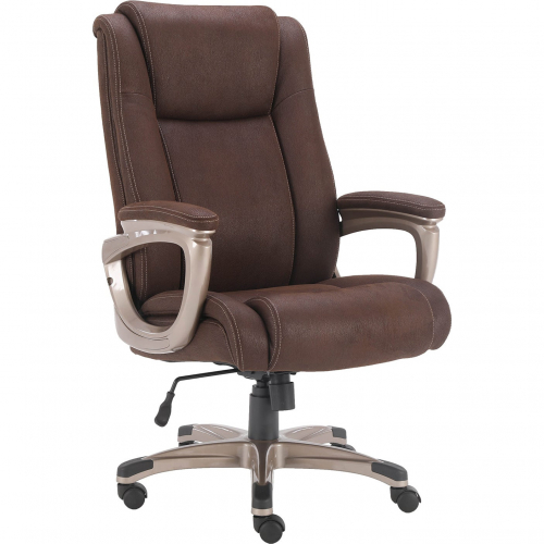 DC314HD Heavy Duty Office Chair in Dark Kahlua Brown Leatherette