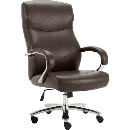 DC315HD Heavy Duty Office Chair in Cocoa Brown Leatherette