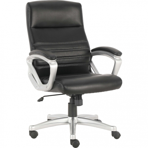 DC318 Office Chair in Black Bonded Leather