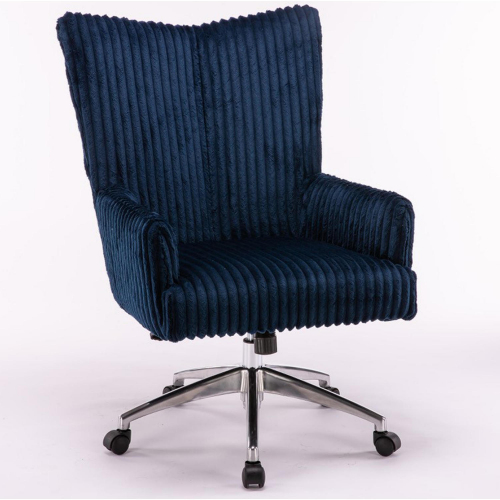 DC505 Desk Office Chair in Blanket Navy Blue Fabric