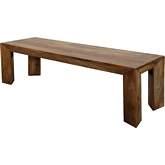 Downtown 64" Dining Bench in Amber Mango Wood