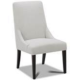 Sierra Dining Chair in Mirage Mist Neutral Fabric & Wood (Set of 2)