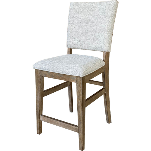 Sundance Counter Stool in Sandstone Wood & Neutral Fabric (Set of 2)