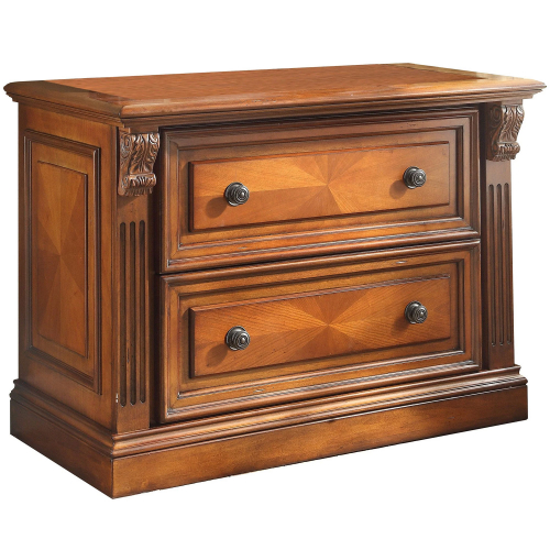 Huntington 2 Drawer Lateral File in Antique Vintage Pecan