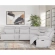 Alpine 6 Piece Power Zero Gravity Sectional Sofa in Airy Snow White Fabric