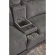 Alpine 7 Piece Power Zero Gravity Sectional Sofa in Airy Midnight Grey Fabric