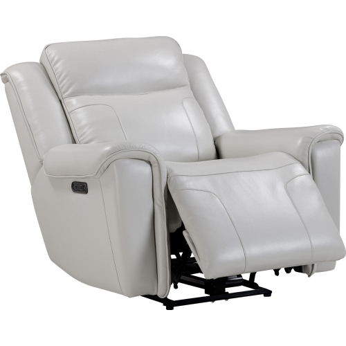 Atlantis Power Zero Gravity Recliner in Whisper Ivory Leather