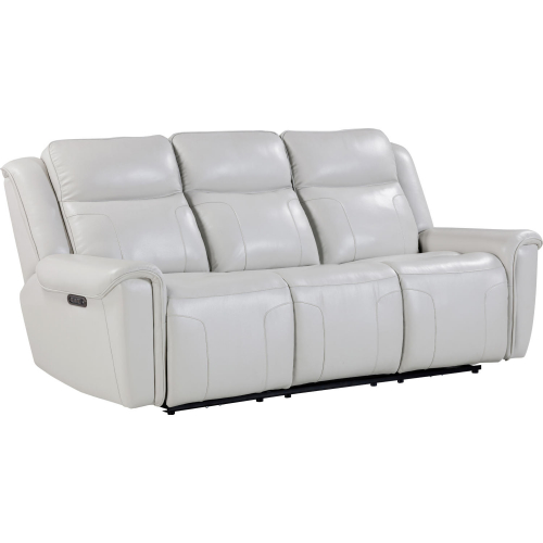 Atlantis Power Reclining Zero Gravity Sofa in Whisper Ivory Leather