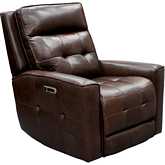 Canterbury Power Zero Gravity Recliner in Acorn Brown Leather