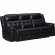 Clayton Sofa and 2 Recliners in Phantom Black Leatherette