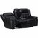 Clayton Sofa and Loveseat in Phantom Black Leatherette