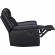 Clayton Sofa Loveseat and Recliner in Phantom Black Leatherette