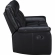 Clayton Sofa Loveseat and Recliner in Phantom Black Leatherette