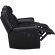 Clayton Sofa Loveseat and Recliner in Phantom Black Leatherette