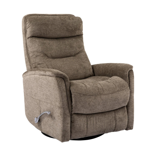 Gemini Manual Swivel Glider Recliner in Heather Fabric