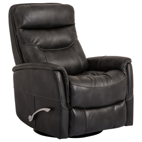 Gemini Manual Swivel Glider Recliner in Flint Leatherette