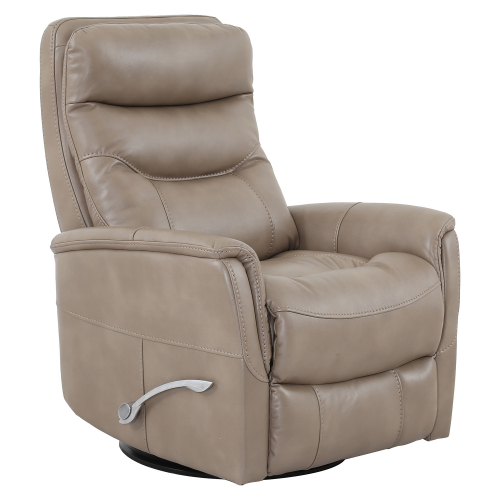 Gemini Manual Swivel Glider Recliner in Linen Leatherette