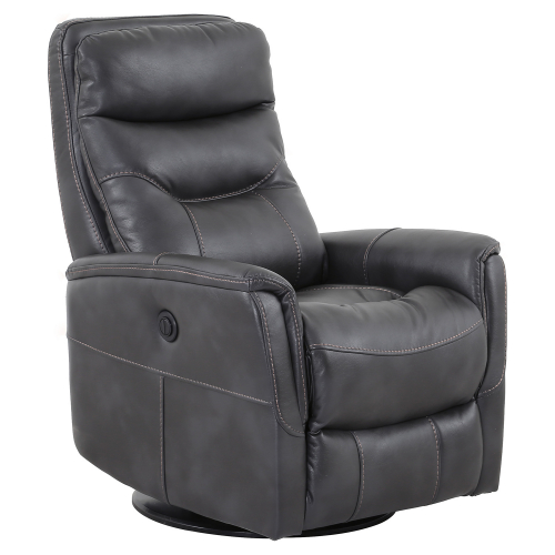 Gemini Anywhere Power Swivel Recliner in Flint Leatherette