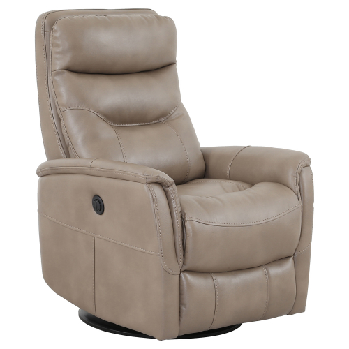 Gemini Anywhere Power Swivel Recliner in Linen Leatherette