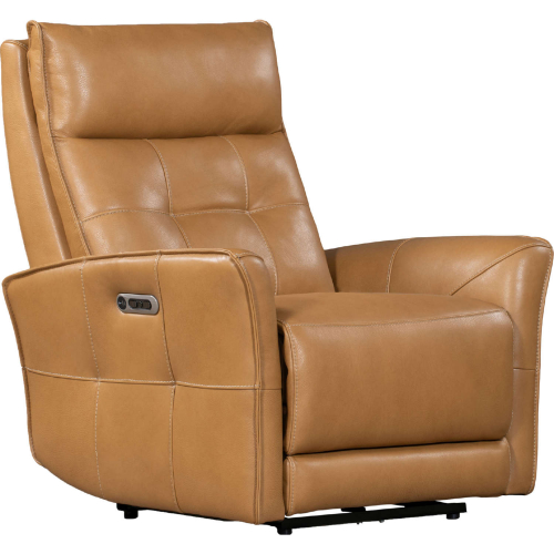 Gershwin Zero Gravity Power Recliner in Butterscotch Top Grain Leather