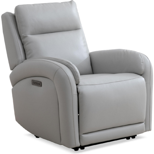 Galaxy Power Zero Gravity Recliner in Cosmic Fog Gray Leatherette