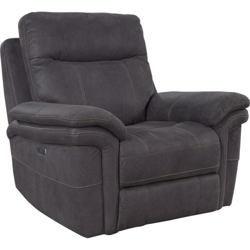 Mason Power Recliner in Charcoal Grey Leatherette