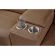 Momentum 7 Piece Modular Power Reclining Sectional Sofa in Cashew Tan Leatherette