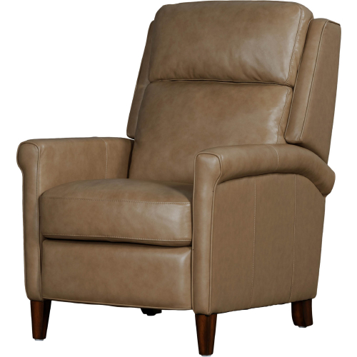 Northfield Manual Recliner in Lotus Cream Tan Top Grain Leather