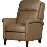 Northfield Manual Recliner in Lotus Cream Tan Top Grain Leather