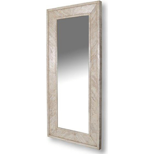 Crossings Monaco Floor Mirror in Weathered Mango Wood